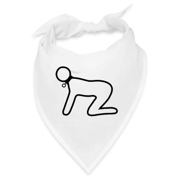 sklave_cs2 - Bandana - Weiß - Vorne