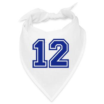 12 - Bandana - Weiß - Vorne