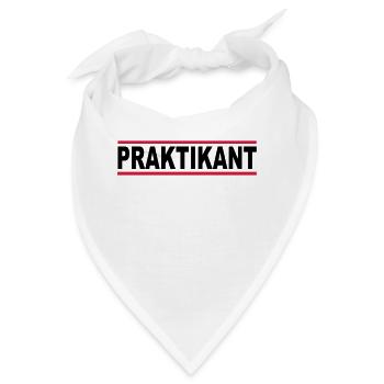praktikant - Bandana - Weiß - Vorne