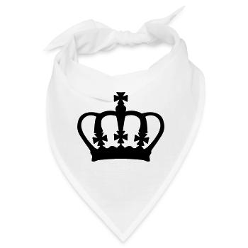 Crown - Bandana - Weiß - Vorne
