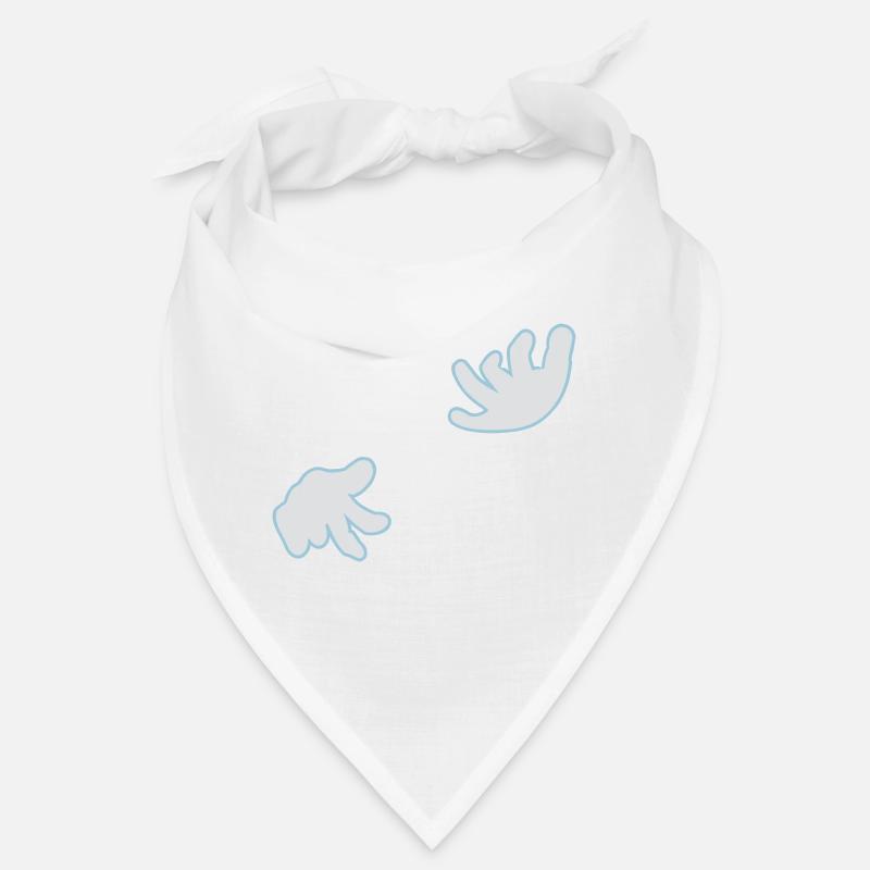 Luftgitarre / air guitar (2c) - Bandana - Weiß