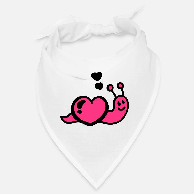 Herz Schnecke Bandana