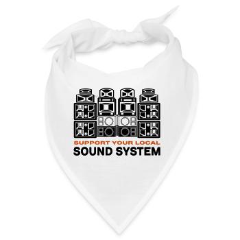 support attacke hakke 23 berlin - Bandana - Weiß - Vorne