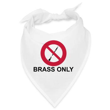 Brass Only - Bandana - Weiß - Vorne