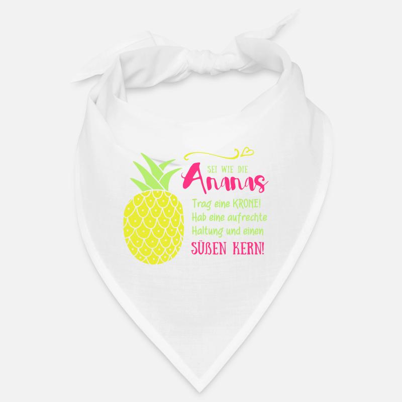 Ananas Krone Spruch Bandana