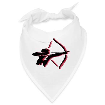 Bogenschütze - Bandana - Weiß - Vorne