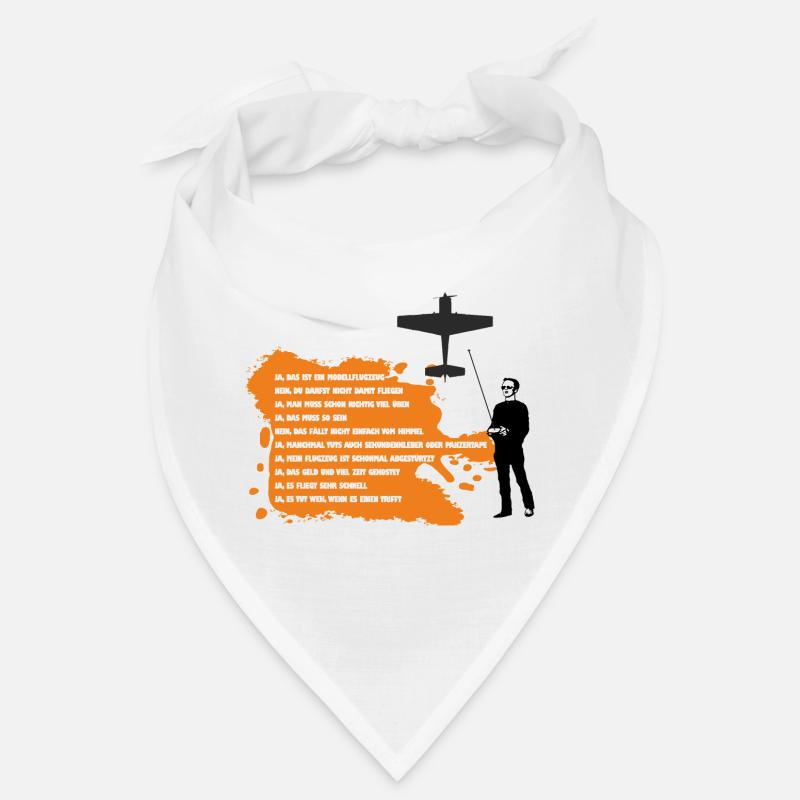 faq modellflug - Bandana - Weiß