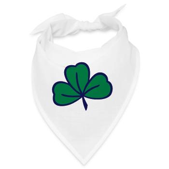 Kleeblatt Kleeblatt - Bandana - Weiß - Vorne