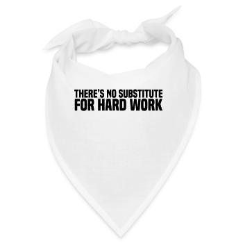 Hard Work - Bandana - Weiß - Vorne