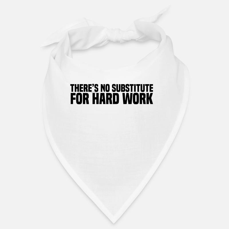 Hard Work - Bandana - Weiß