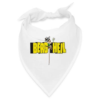 Berg Heil - Bandana - Weiß - Vorne