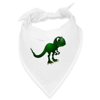 dino - Bandana - Weiß - Vorne