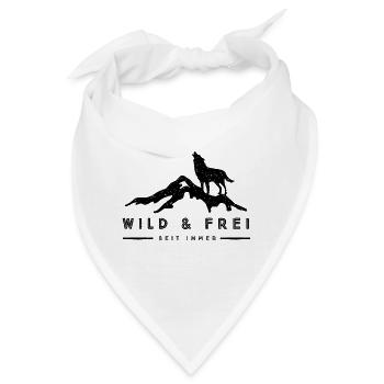 Wild & Frei - Bandana - Weiß - Vorne