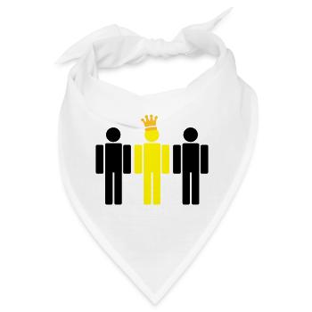 der König 3c - Bandana - Weiß - Vorne