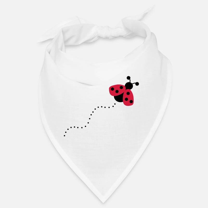 2541614 12868760 Marienkaefer - Bandana - Weiß
