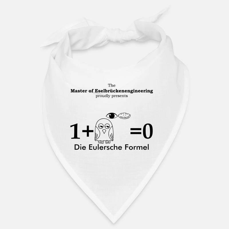 Eulersche Formel Eule Pi Eye - Bandana - Weiß