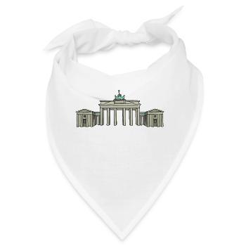 Brandenburger Tor BERLIN - Bandana - Weiß - Vorne