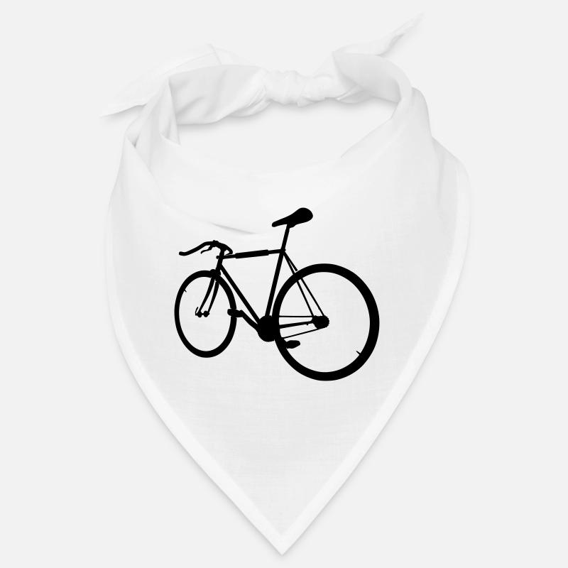 Vélo hipster - Bandana - blanc