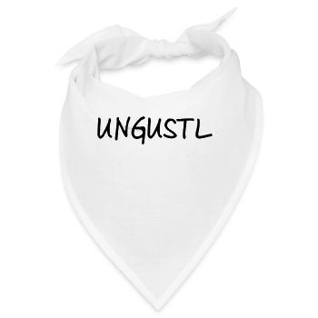 Ungustl – Wiener Dialekt - Bandana - Weiß - Vorne
