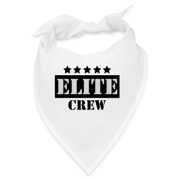 Elite crew - Bandana - Weiß - Vorne