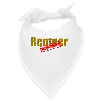 rentner - Bandana - Weiß - Vorne