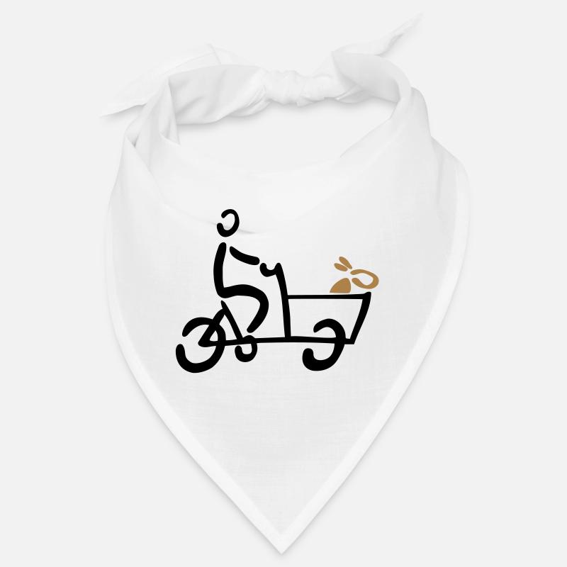 Bakfiets vélo cargo chien de vélos Bandana