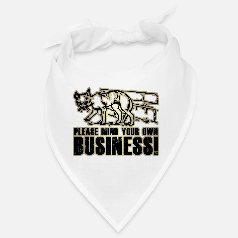 S'il vous plaît faites attention à vos affaires! Bandana