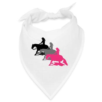 3 Sliding Stop Ladies - Bandana - Weiß - Vorne