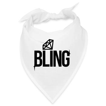 Bling - Bandana - Weiß - Vorne