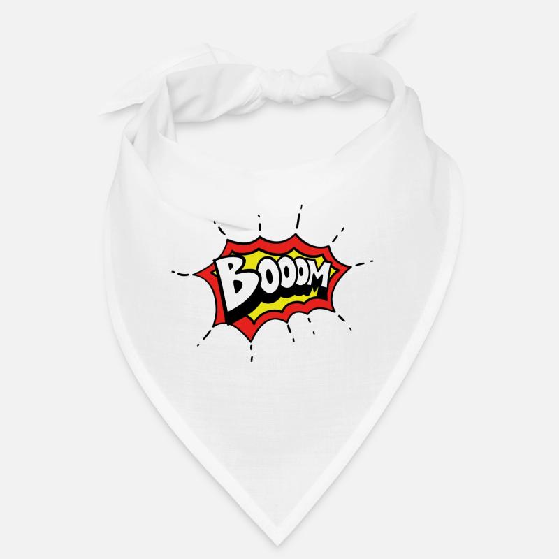 boom comic design Bandana