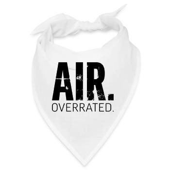 Freediving Apnoetauchen Air Overrated - Bandana - Weiß - Vorne