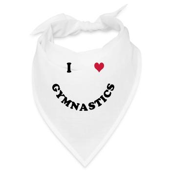 Gymnastik - Bandana - Weiß - Vorne