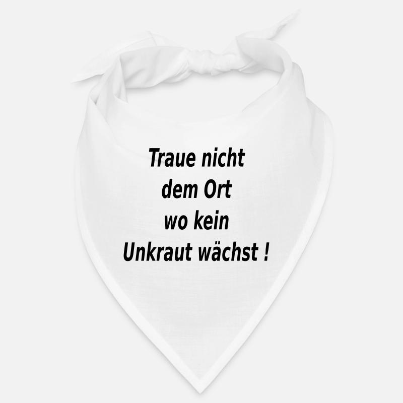 Ort Unkraut Garten Bandana