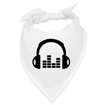 Kopfhörer - Bandana - Weiß - Vorne