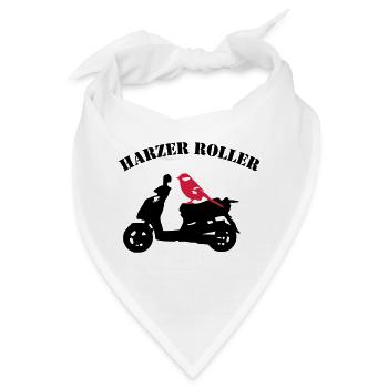 Harzer Roller - Bandana - Weiß - Vorne
