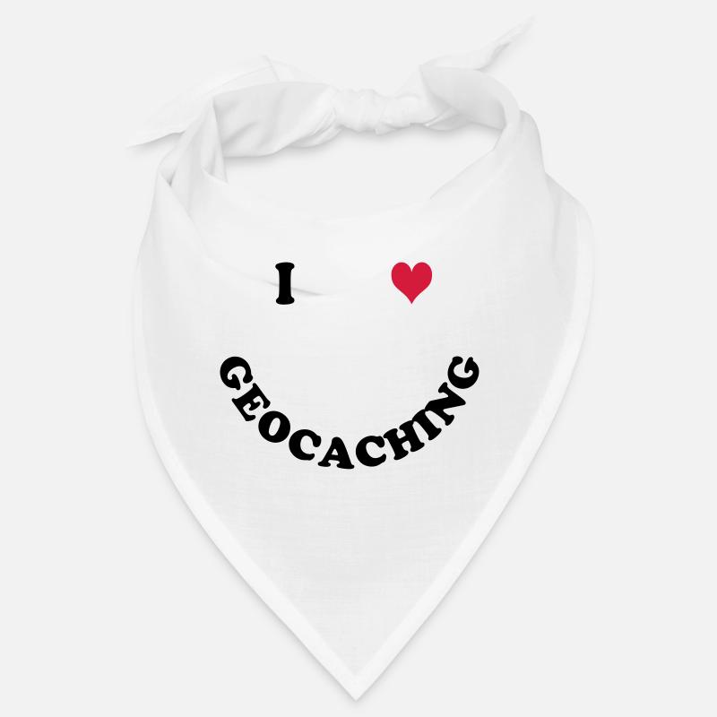 Geocaching - Bandana - Weiß