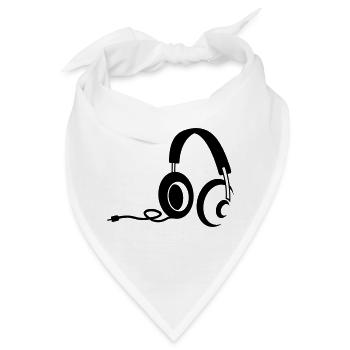 kopfhörer - Bandana - Weiß - Vorne