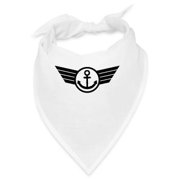 Anchor Logo - Bandana - Weiß - Vorne