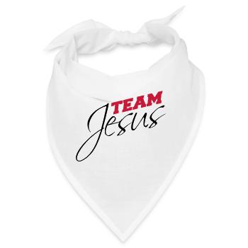Katholisch Team Jesus Christus Christ Evangelisch - Bandana - Weiß - Vorne