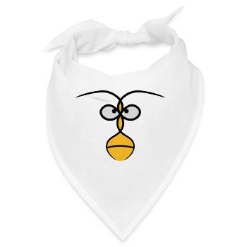Face Tribal - Bandana - Weiß - Vorne