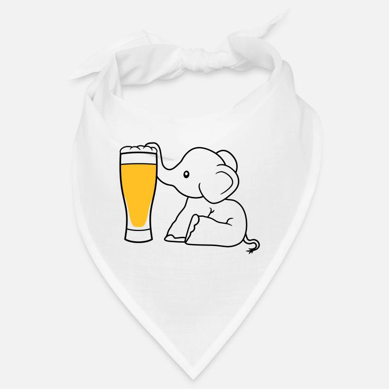 elephant beer suck alcohol drink thirst drunk Bandana