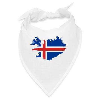 Island - Bandana - Weiß - Vorne