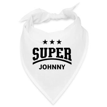 Super Johnny - Bandana - Weiß - Vorne