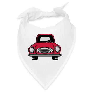 Auto grill Wagen Fahrzeug - Bandana - Weiß - Vorne