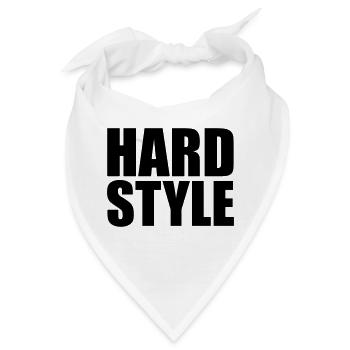 Hard style - Bandana - Weiß - Vorne