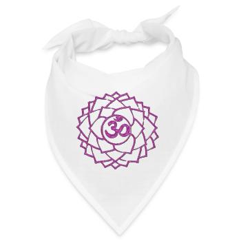 CHAKRA KRONENCHAKRA SAHASRARA - Bandana - Weiß - Vorne