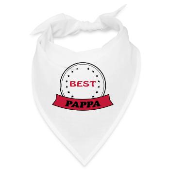 Best pappa 111 - Bandana - Weiß - Vorne