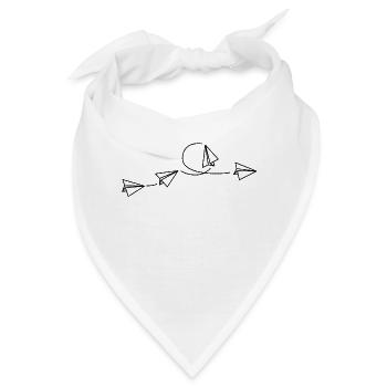 Papierflieger - Bandana - Weiß - Vorne