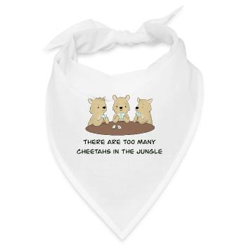 Jungle Poker - Bandana - Weiß - Vorne