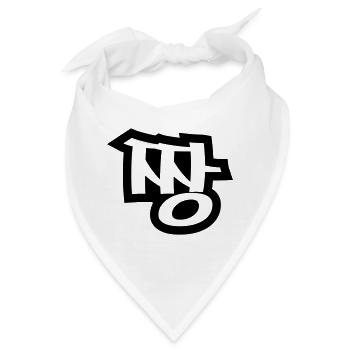 짱 JJANG - Die BESTE ~ Koreanische Slang Hangul Sprache - Bandana - Weiß - Vorne